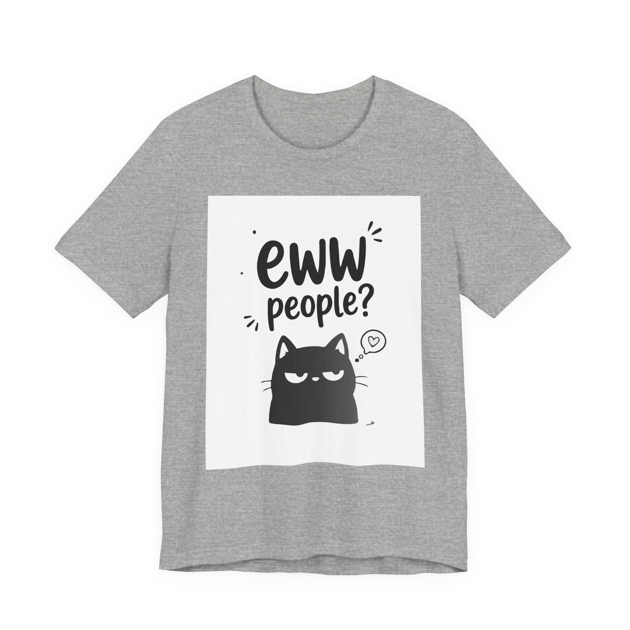 Eww People? Cute Monster Graphic Tee - Funny Anti-Social T-Shirt
