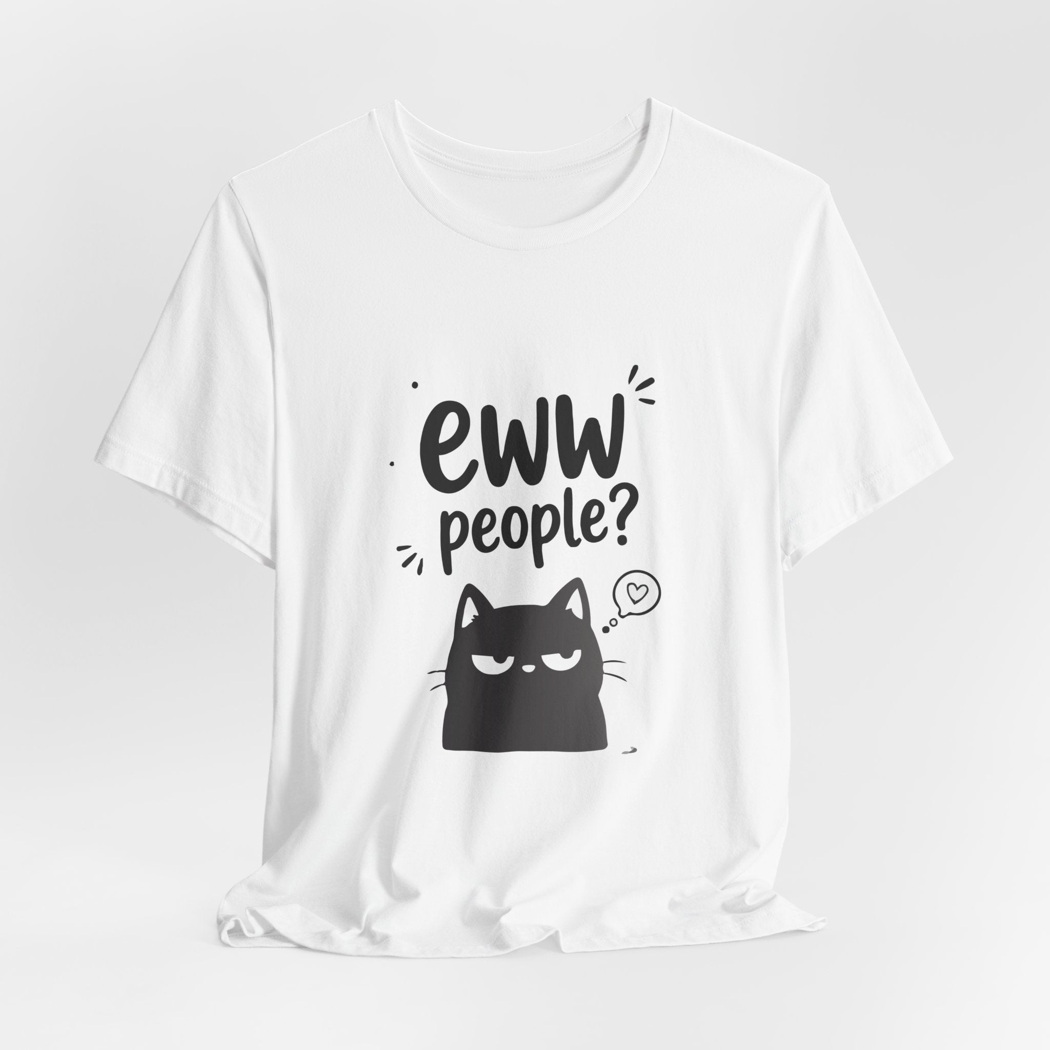 Eww People? Cute Monster Graphic Tee - Funny Anti-Social T-Shirt