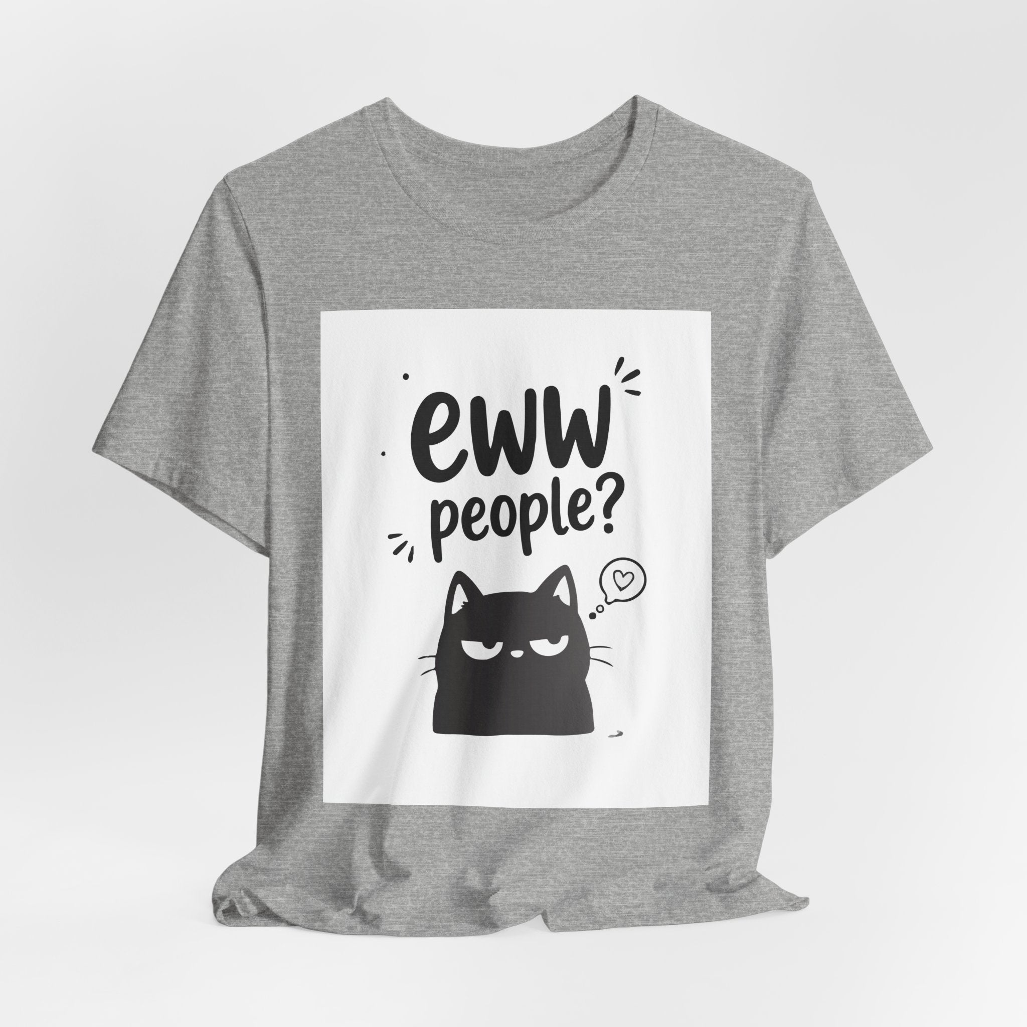 Eww People? Cute Monster Graphic Tee - Funny Anti-Social T-Shirt