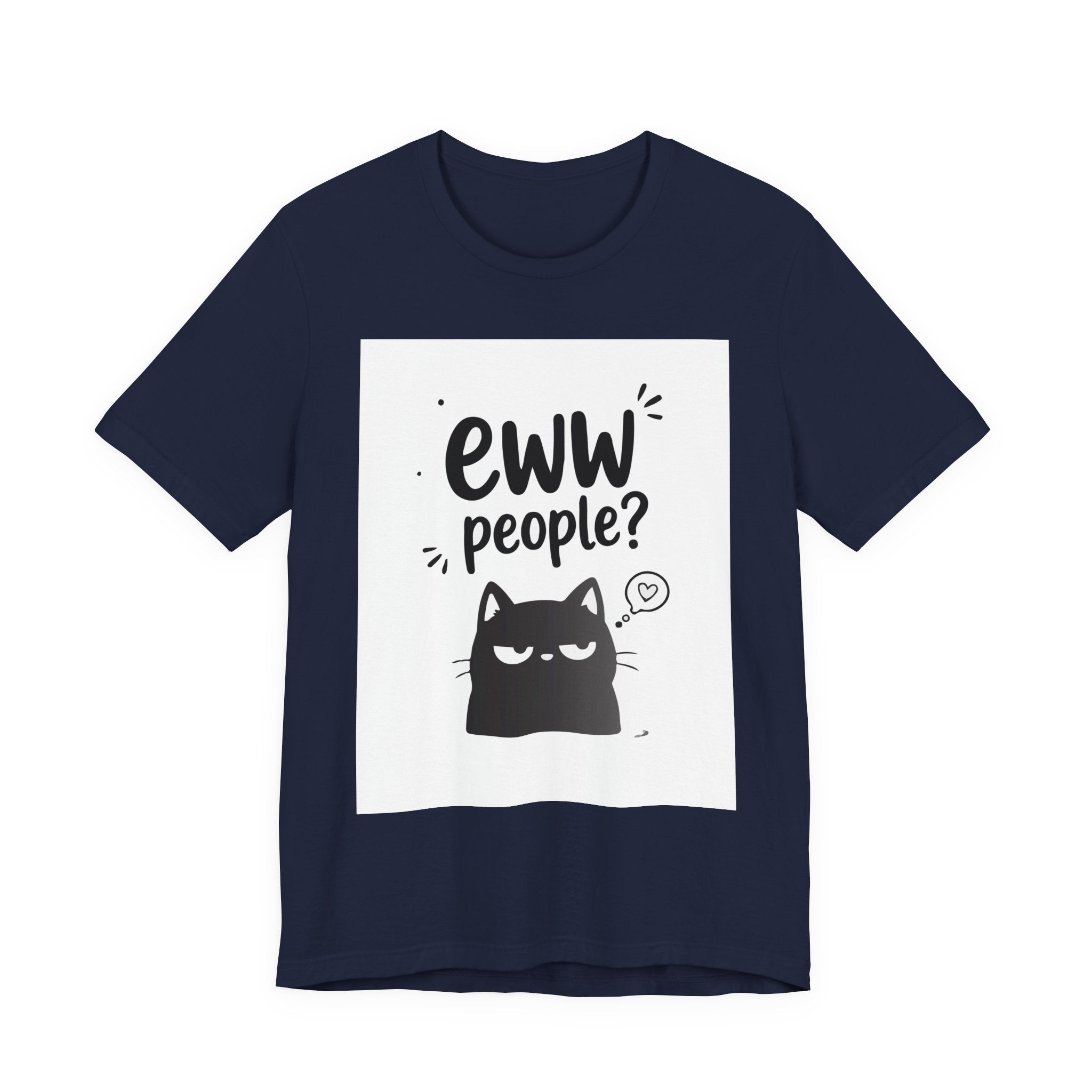 Eww People? Cute Monster Graphic Tee - Funny Anti-Social T-Shirt